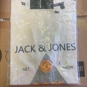 Jack & Jones White Graphic T-Shirt